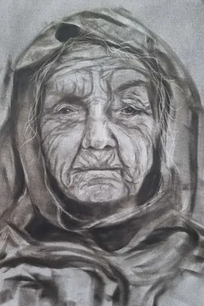 About - Kate Day Art - Charcoal Portrait